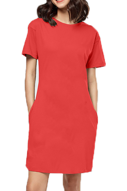 Trendy Female T-Shirt Dress: Stylish & Comfortable for Every Occasion