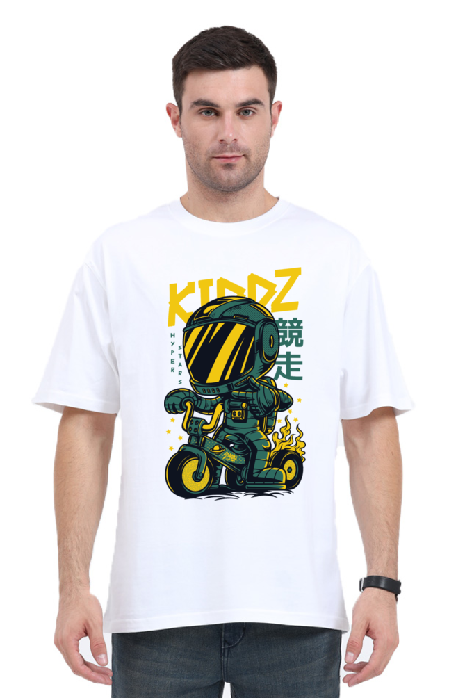 Kiddz Illustration Magic: Premium Drop-Shoulder T-Shirt