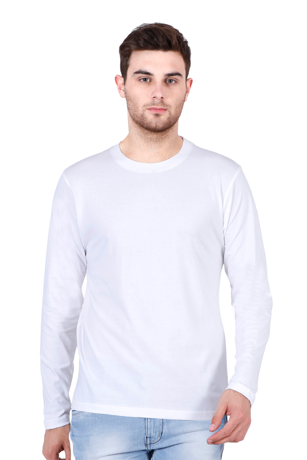 Classic Cotton Full-Sleeve Round Neck Tee