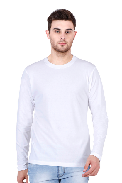 Classic Cotton Full-Sleeve Round Neck Tee