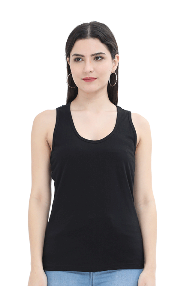 Women's Cotton Tank Top - Sleeveless, Breathable