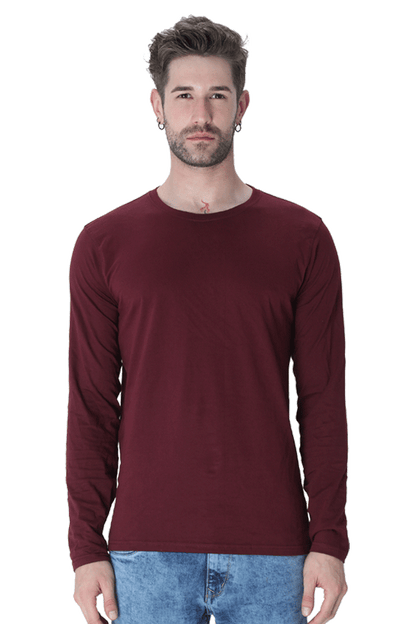 Classic Cotton Full-Sleeve Round Neck Tee