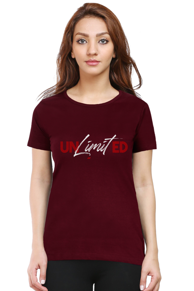 creative Unlimited calligraphic cotton t-shirt