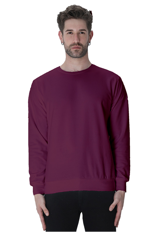 Classic Men's Cotton Sweatshirt – Stylish & Comfortable Casual Wear