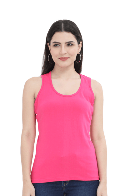 Women's Cotton Tank Top - Sleeveless, Breathable