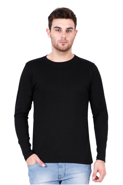 Classic Cotton Full-Sleeve Round Neck Tee