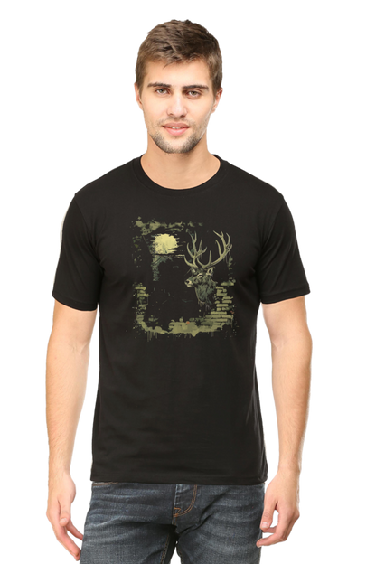 Wild Hunt  Silhouette Art Cotton T-Shirt