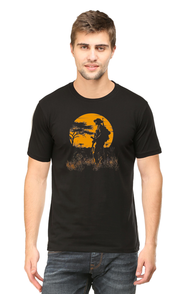 Wilderness Adventure Illustion cotton t-shirt