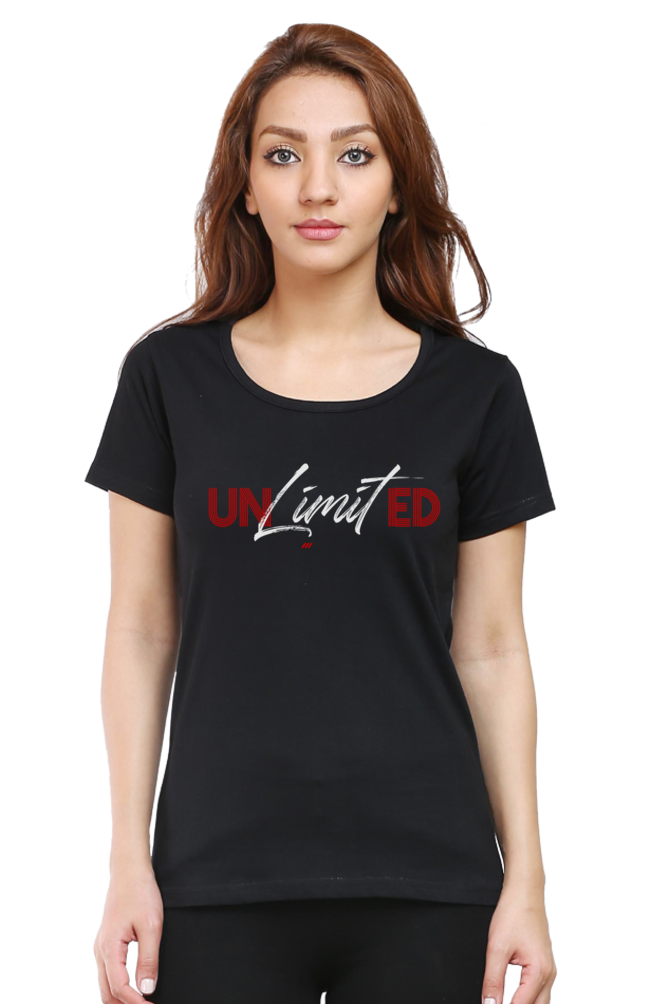 creative Unlimited calligraphic cotton t-shirt