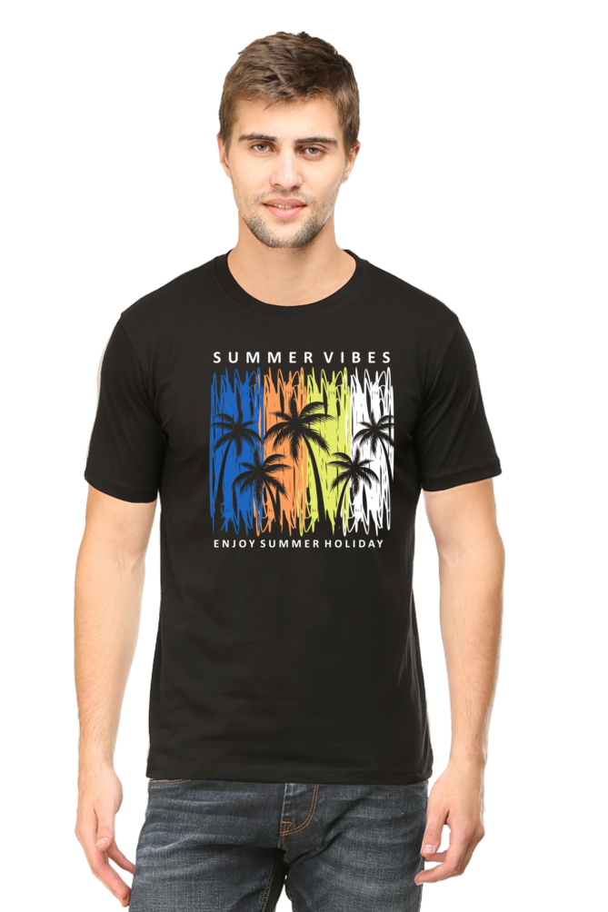 Nature's Canvas  Summer Tree Illusion Art Tee