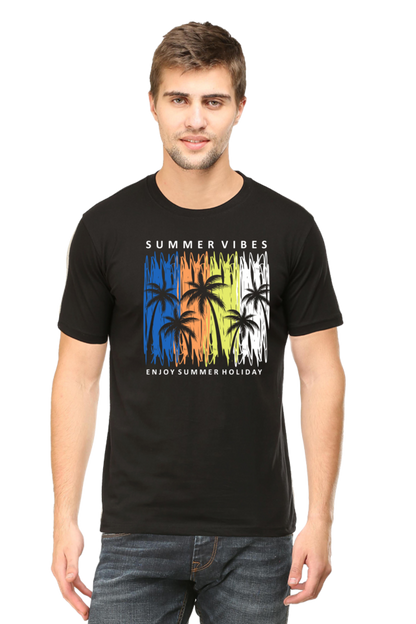 Nature's Canvas  Summer Tree Illusion Art Tee