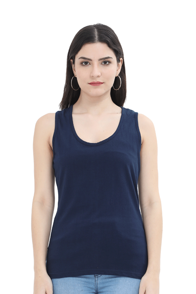 Women's Cotton Tank Top - Sleeveless, Breathable