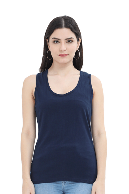 Women's Cotton Tank Top - Sleeveless, Breathable