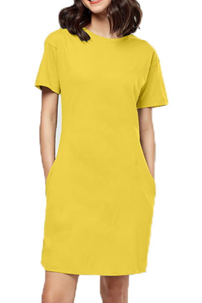 Trendy Female T-Shirt Dress: Stylish & Comfortable for Every Occasion