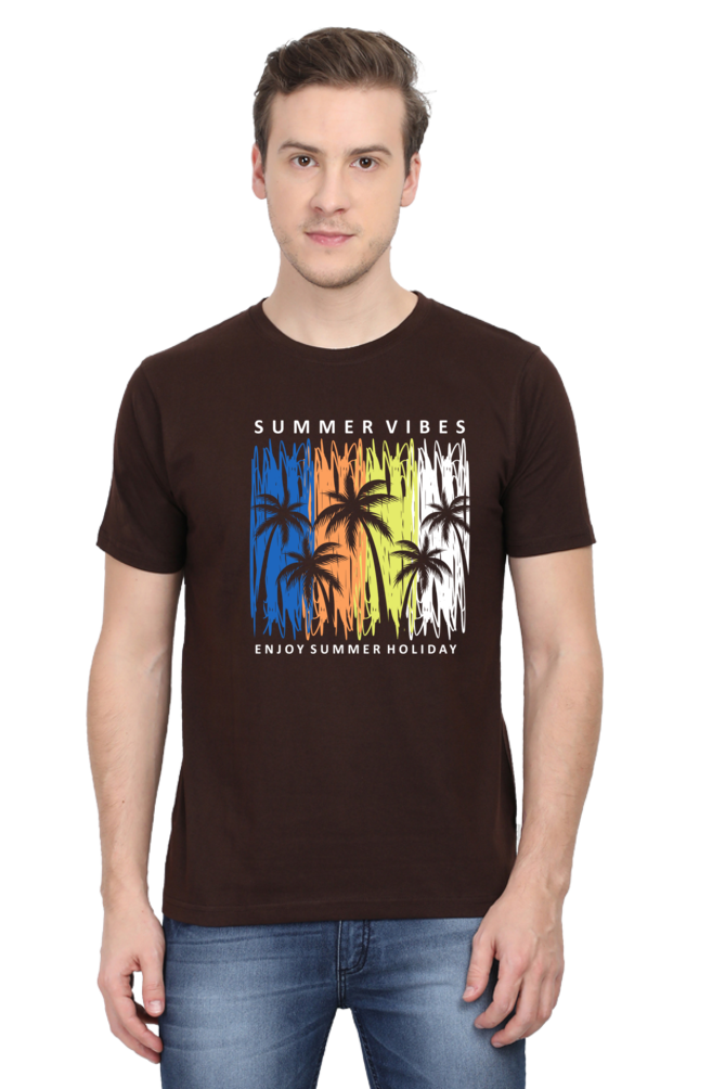 Nature's Canvas  Summer Tree Illusion Art Tee