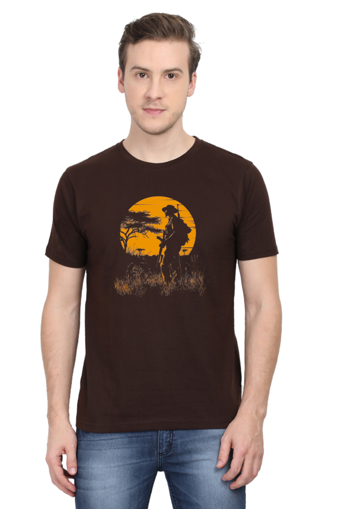 Wilderness Adventure Illustion cotton t-shirt