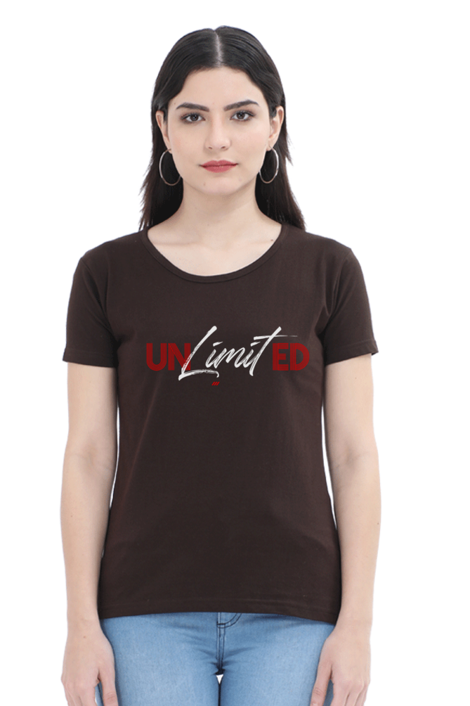 creative Unlimited calligraphic cotton t-shirt