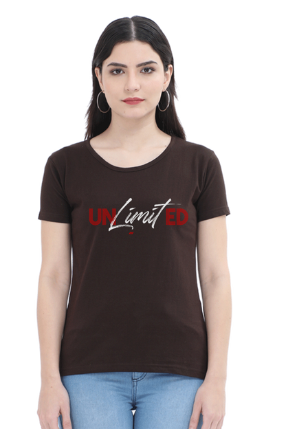 creative Unlimited calligraphic cotton t-shirt