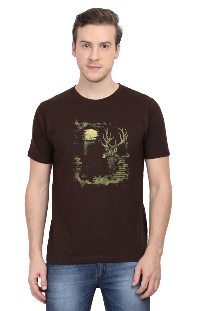 Wild Hunt  Silhouette Art Cotton T-Shirt