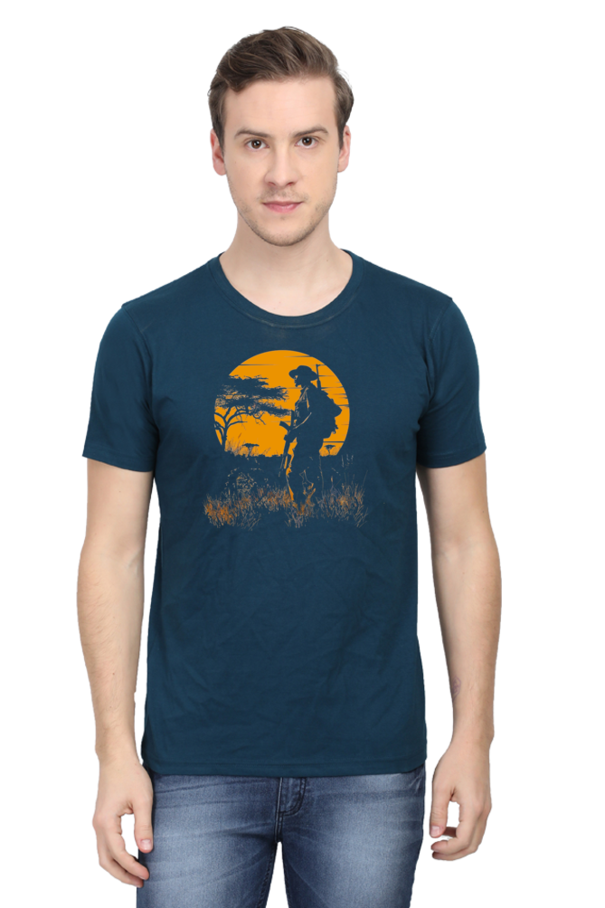 Wilderness Adventure Illustion cotton t-shirt