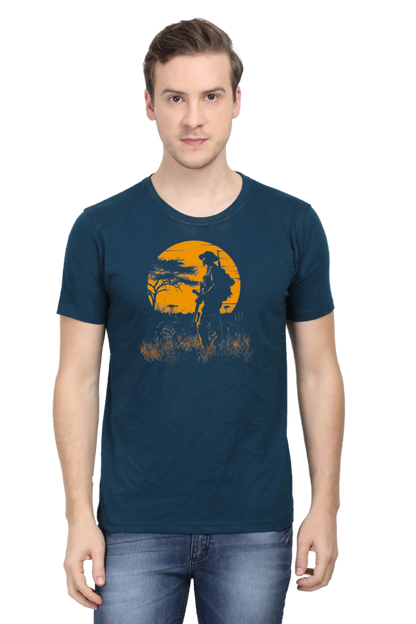 Wilderness Adventure Illustion cotton t-shirt