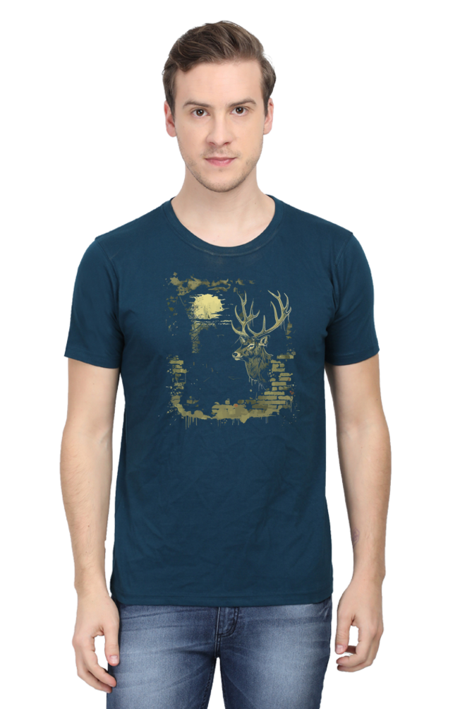 Wild Hunt  Silhouette Art Cotton T-Shirt