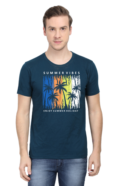 Nature's Canvas  Summer Tree Illusion Art Tee