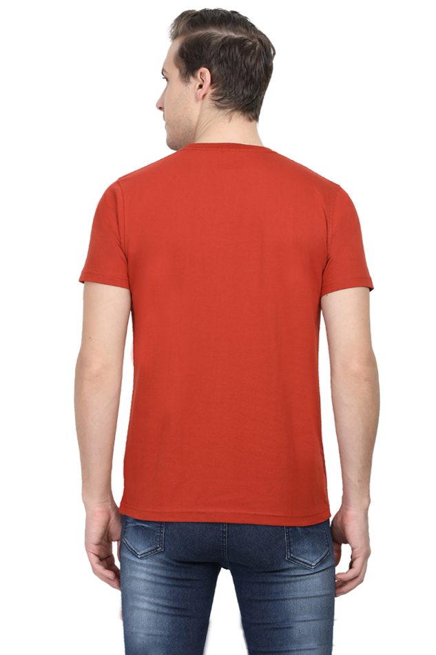 Round Neck Cotton T-Shirt with Bold - Problem Ki Boss - Typography