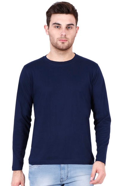 Classic Cotton Full-Sleeve Round Neck Tee