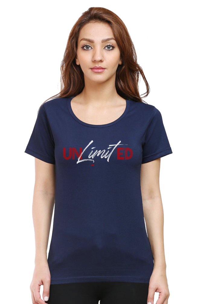 creative Unlimited calligraphic cotton t-shirt