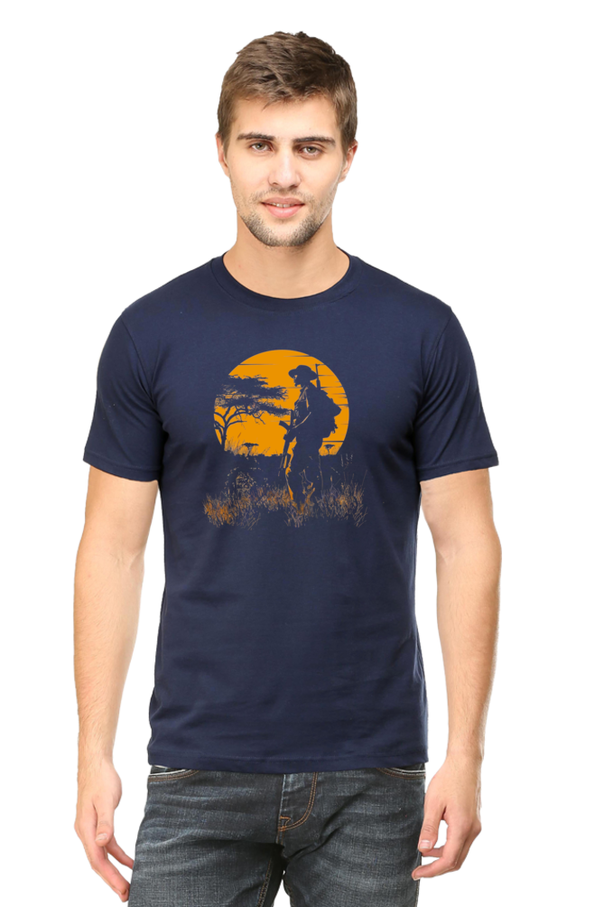 Wilderness Adventure Illustion cotton t-shirt