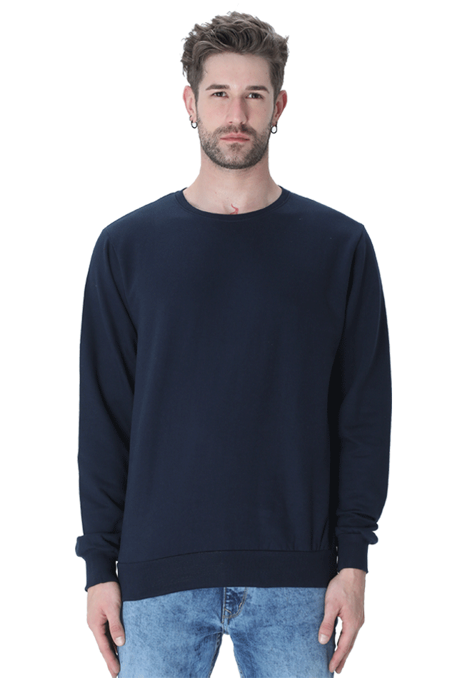 Classic Men's Cotton Sweatshirt – Stylish & Comfortable Casual Wear