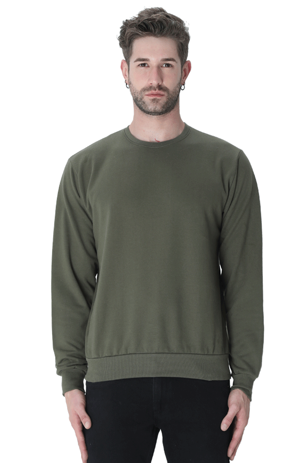 Classic Men's Cotton Sweatshirt – Stylish & Comfortable Casual Wear