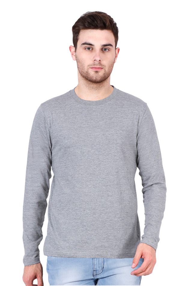 Classic Cotton Full-Sleeve Round Neck Tee