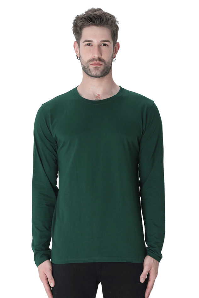 Classic Cotton Full-Sleeve Round Neck Tee