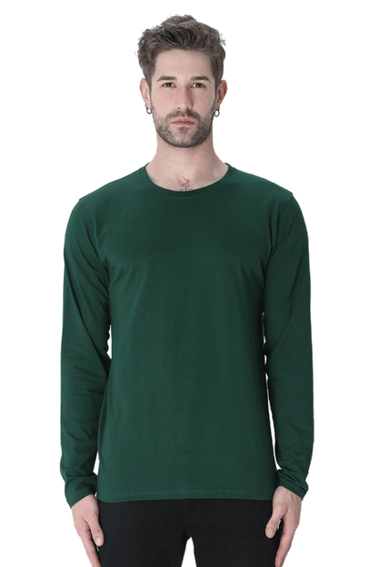 Classic Cotton Full-Sleeve Round Neck Tee