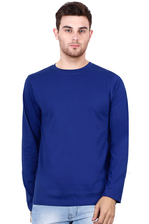 Classic Cotton Full-Sleeve Round Neck Tee