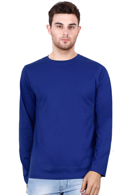 Classic Cotton Full-Sleeve Round Neck Tee