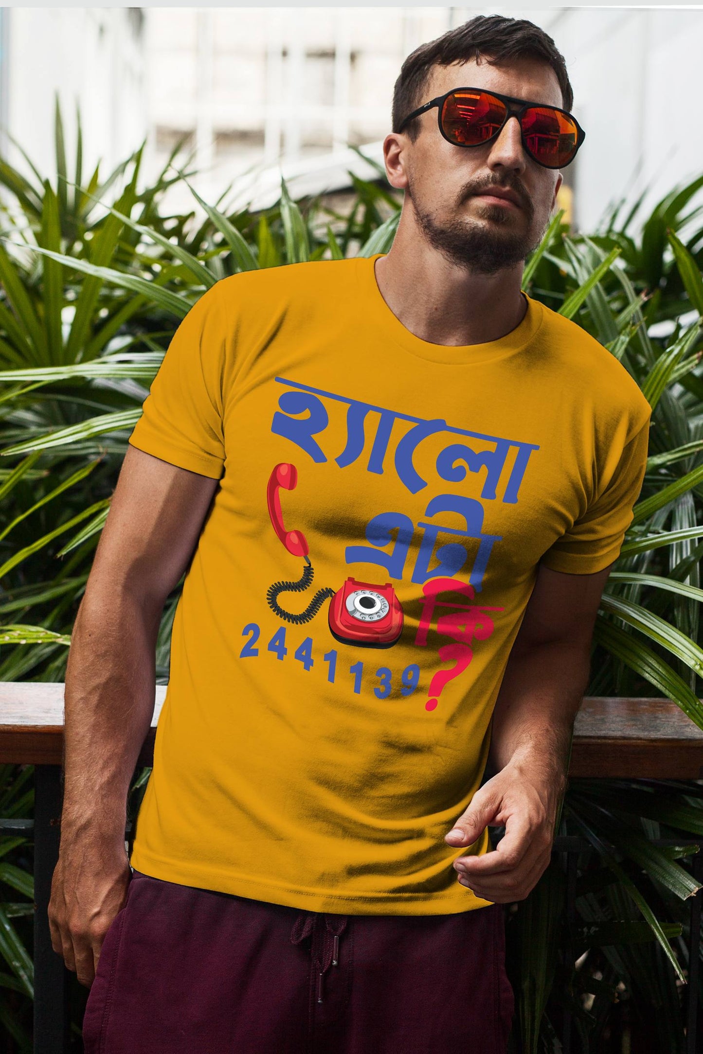 Hello eta ki 244113901 Typography - Premium quality CottonT-shirt