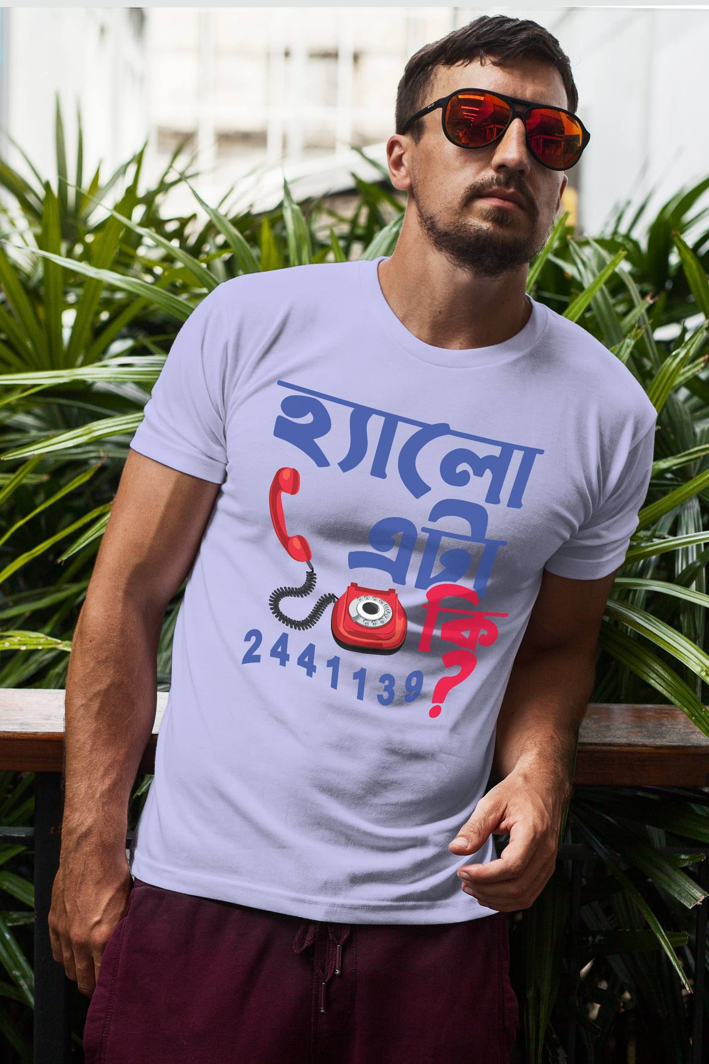 Hello eta ki 244113901 Typography - Premium quality CottonT-shirt