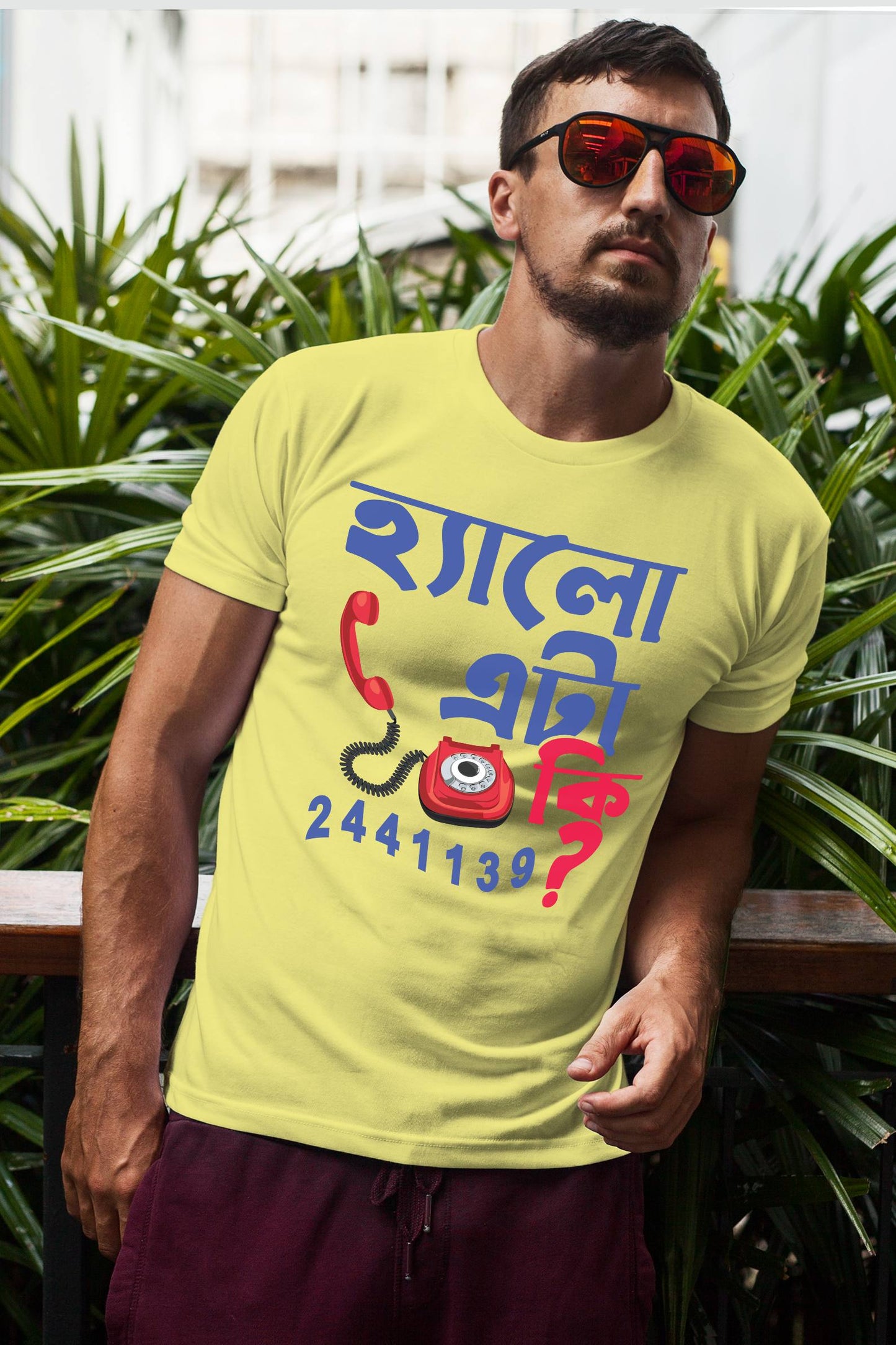 Hello eta ki 244113901 Typography - Premium quality CottonT-shirt